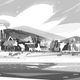 Beach City Concept art by Kevin Dart.